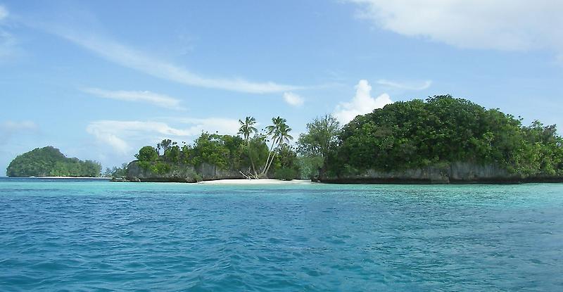 Palau Rock Island