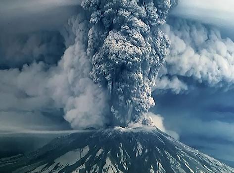 Volcanic eruption