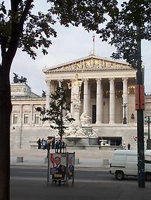 Parliament Building in Vienna