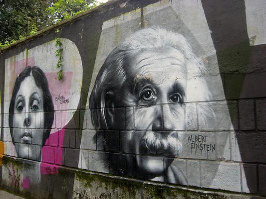 Street art by Anja Ferencic in Park Angiolina, Opatija, Croatia. 2014. Photo: Clara Schultes