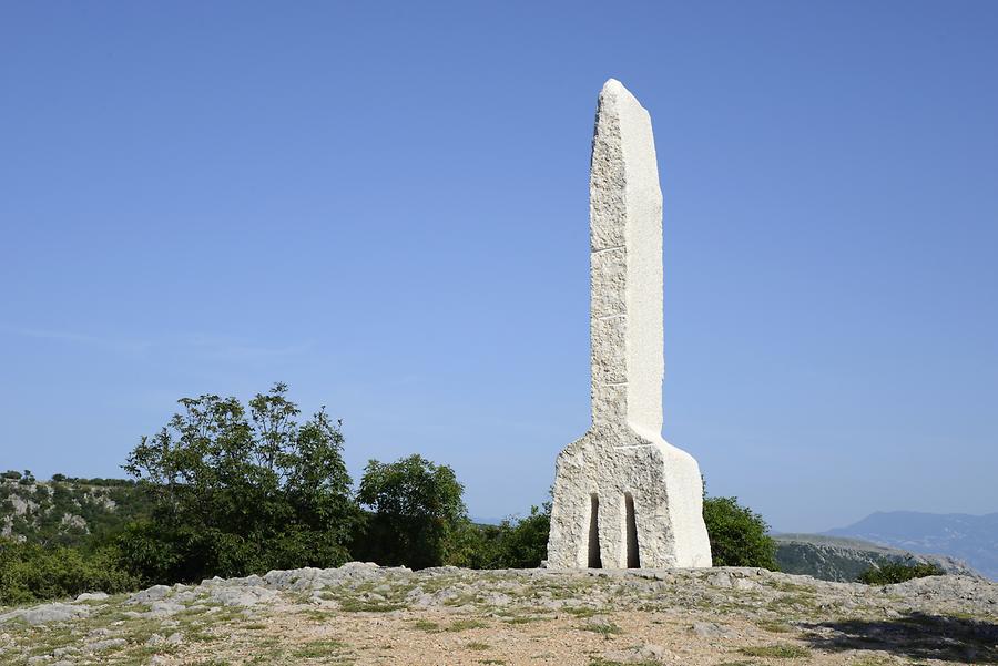 Valley of Baška - Monument