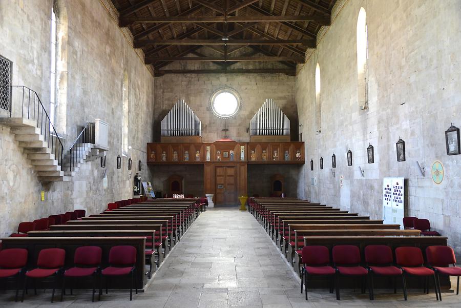 Pula - Church of St. Francis; Inside