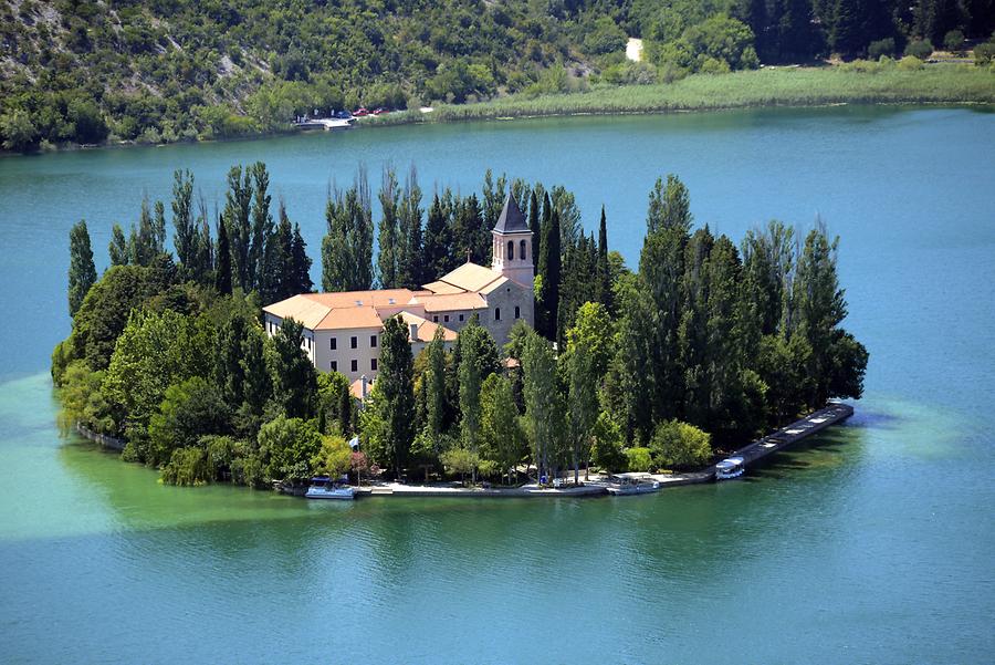 Visovačko Lake - Visovac Monastery (2) | Šibenik | Pictures | Croatia ...