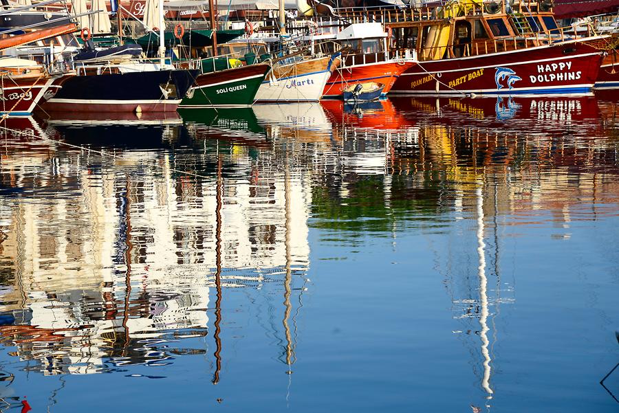 Girne - Harbour; Reflections