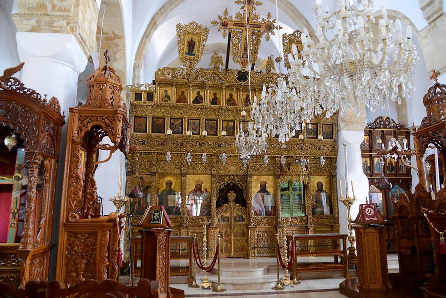 Omodos - Stavros Monastery - Inside