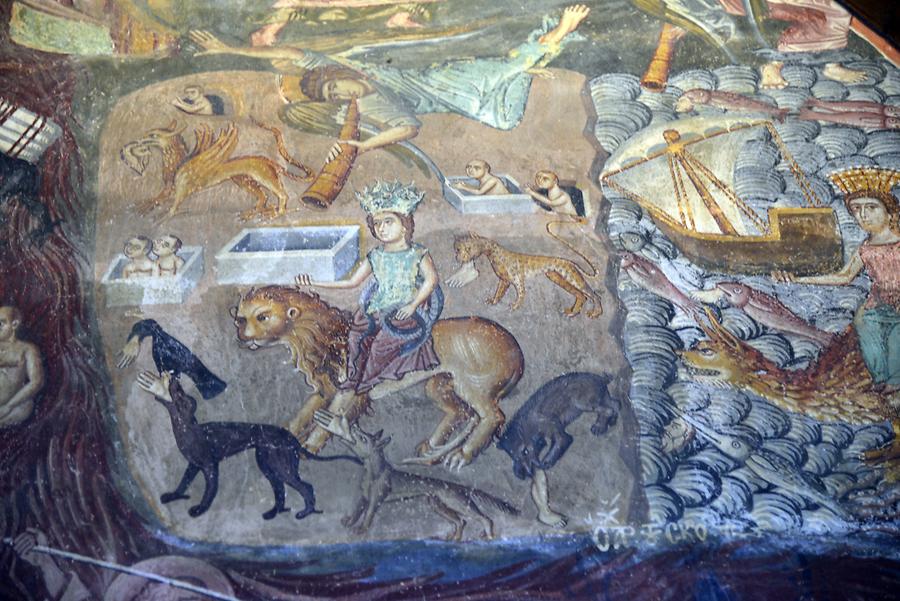 Panagia Phorviotissa stin Asinou - Frescoes; Hell