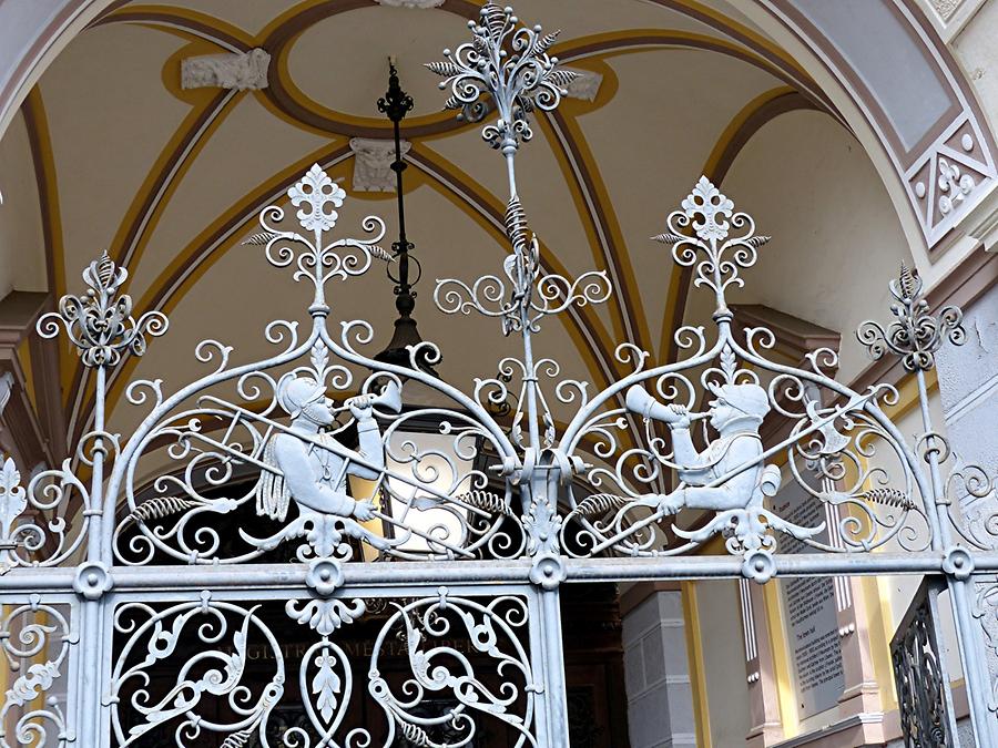 Liberec - Town Hall; Front Door