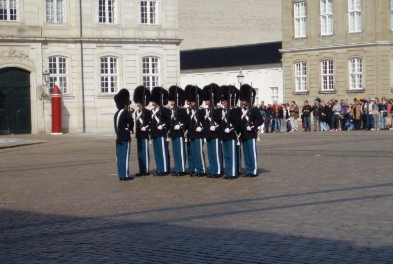 Changing of the guard, Copenhagen