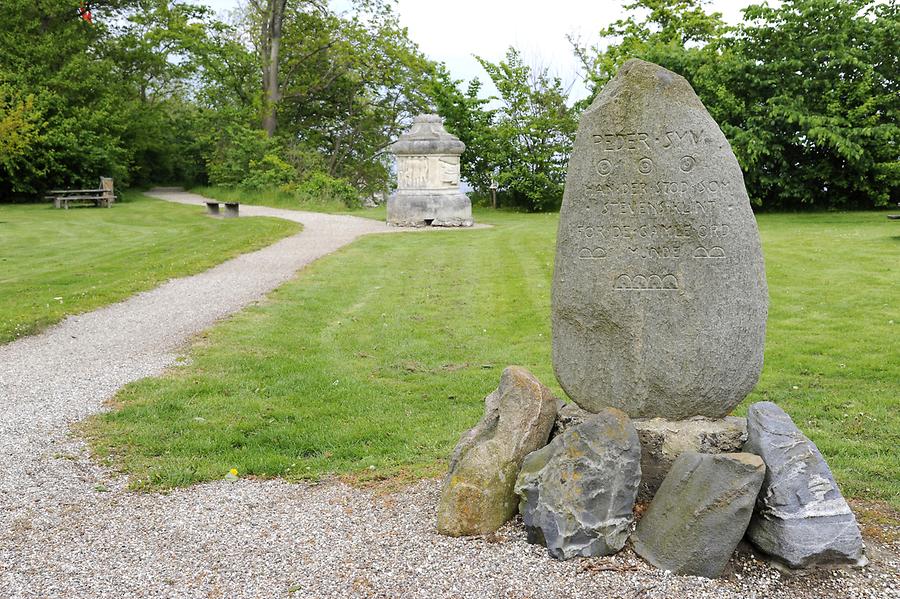 Stevns Klint - Memorial Stone for Peder Syv