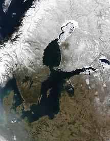 South and east, Baltic Sea