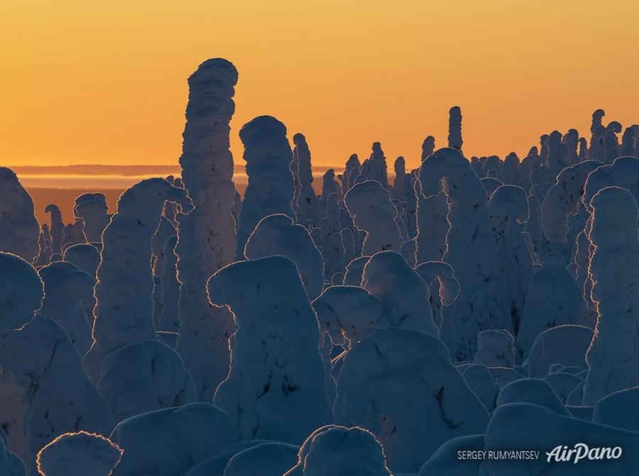 Snowy Fairytale. Lapland, Finland, © AirPano 