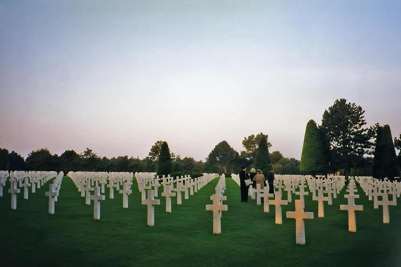 Rows of crosses, Normandy