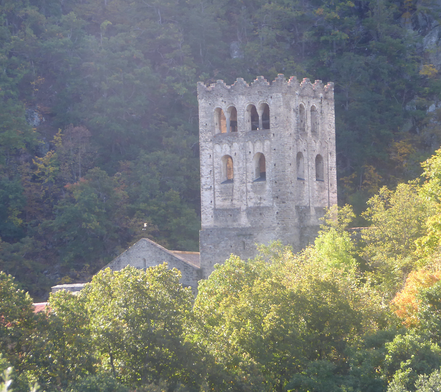 The tower of the abbey Saint Martin, Photo: H. Maurer, 2015