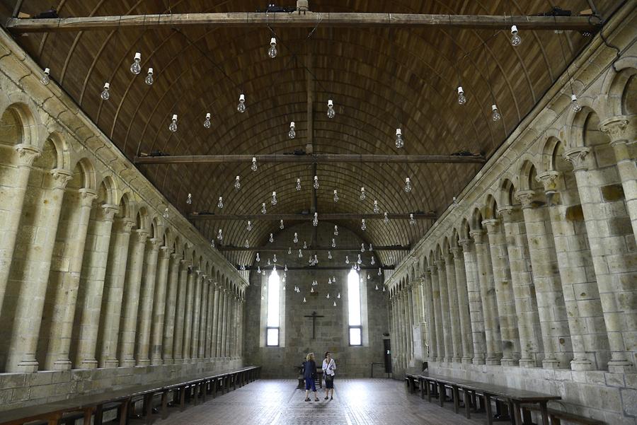 Mont St-Michel - Abbey; Inside