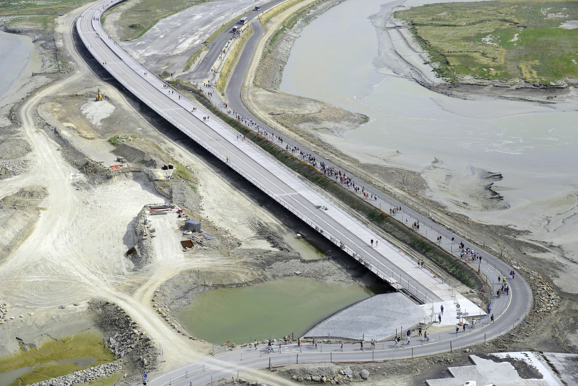 Mont StMichel Bridge (2) Mont SaintMichel Pictures France in