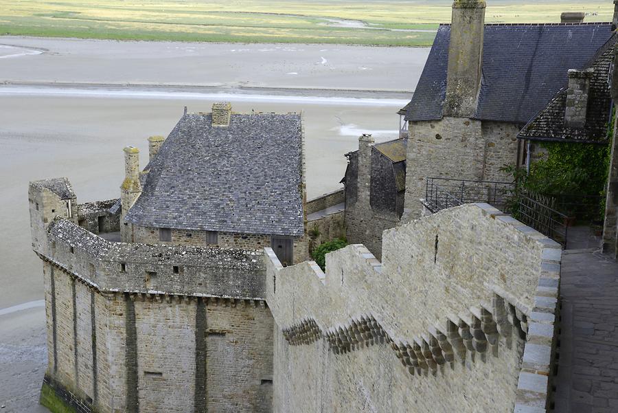 Mont St-Michel - City Walls