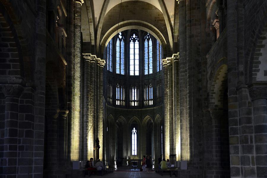 Mont St-Michel - Notre Dame; Inside