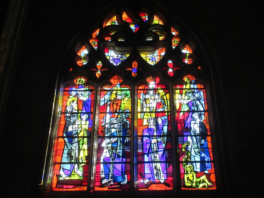 Bordeaux - Basilica Saint-Michel - Kirchenfenster
