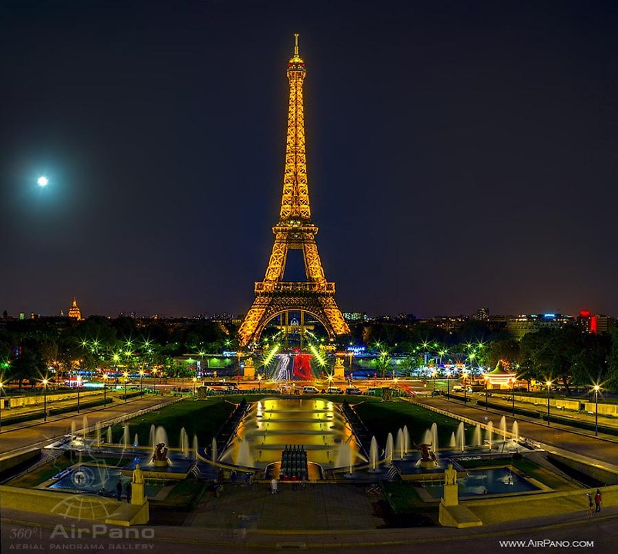 Eiffel Tower at night