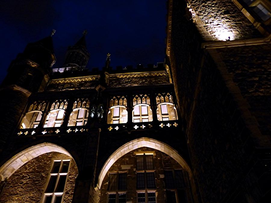 Aachen - Town Hall at Night