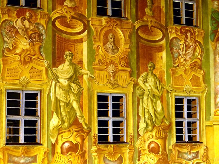 Bamberg - Wall paintings on old city hall