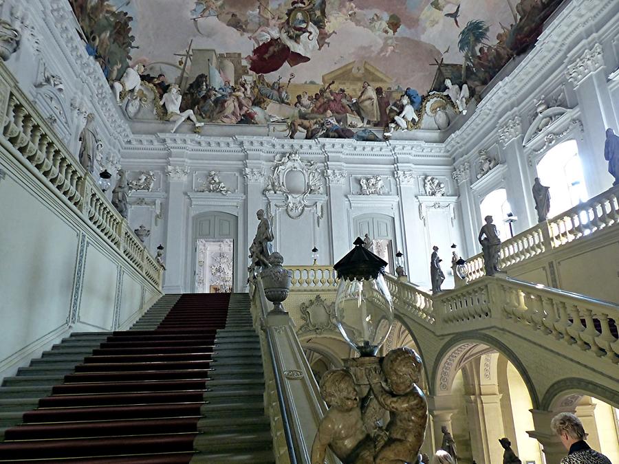 Würzburg- Residency - flight of stairs