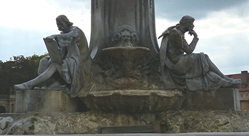 Würzburg - Detail of fountain