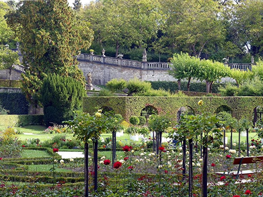 Würzburg - Garden of the residency