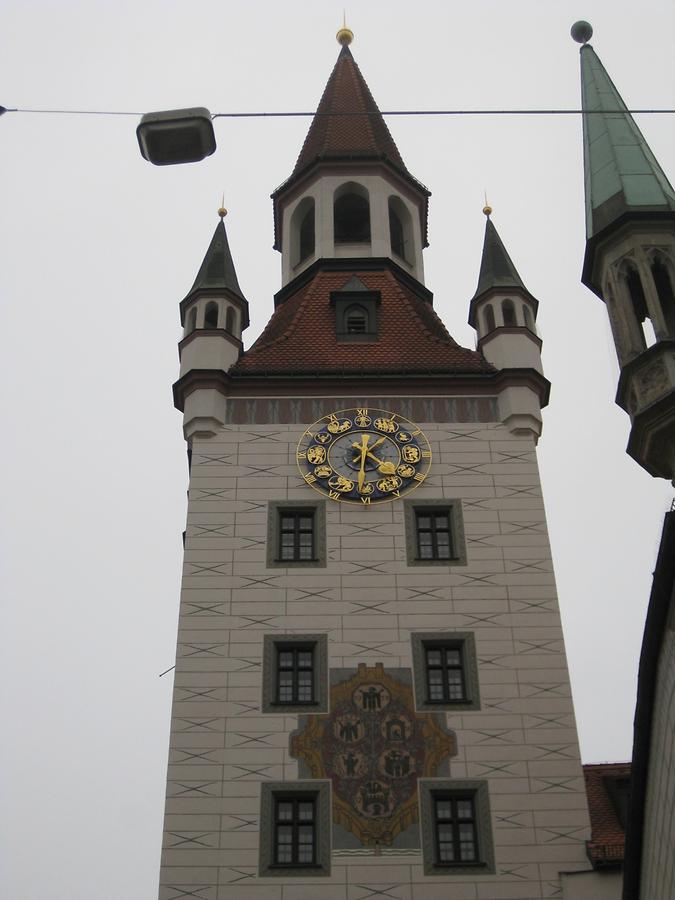 München - Altes Rathaus - Turmuhr
