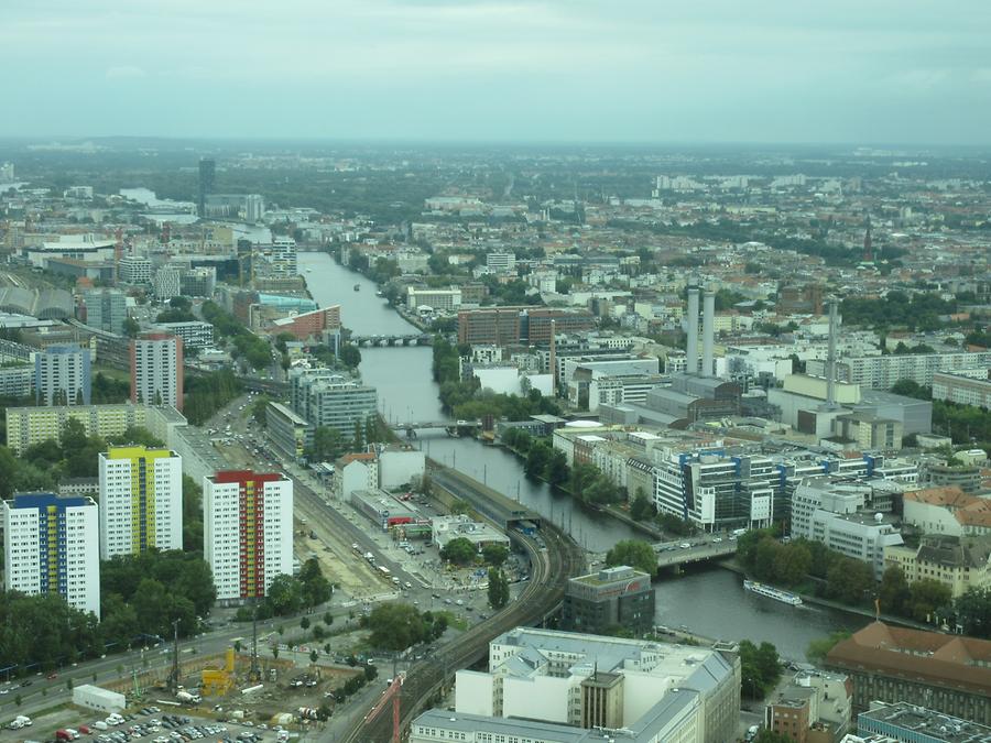 River Spree seen from the TV Tower