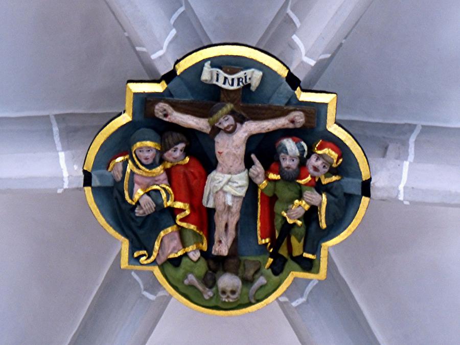 Görlitz - St. Peter and St. Paul's Church; Capstone, Crucifixion
