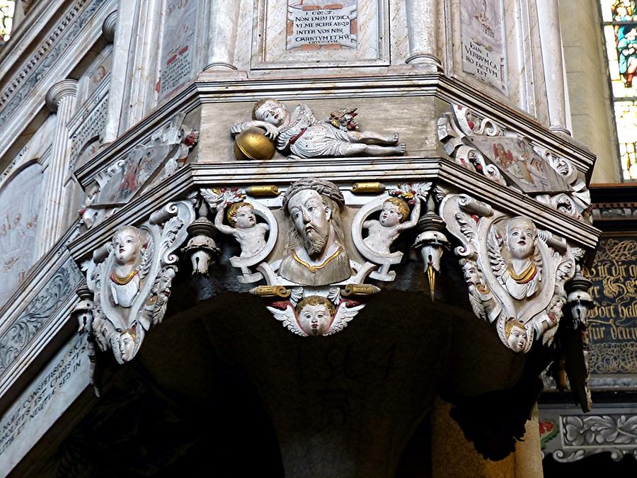 Kamenz - Main Church of St Mary; Pulpit, early 16th Century