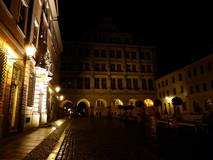 Görlitz - Lower Market with Baroque Portal and Town Hall