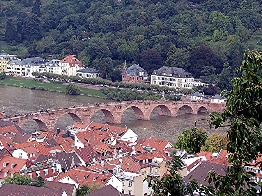 Heidelberg - Old Bridge Across the Neckar