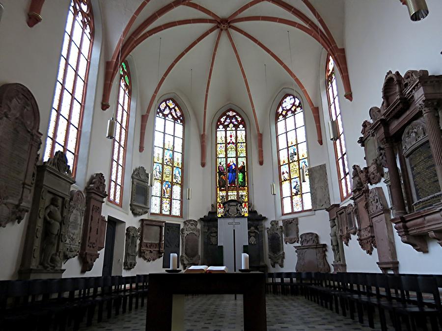 Heidelberg - St. Peter's Church; Choir with tombs of nobles and university members