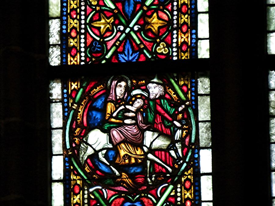 Wimpfen im Tale - Stained-Glass Window, Flight into Egypt