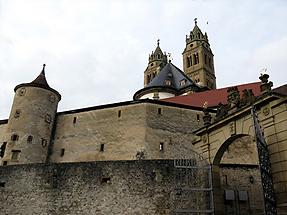 Großcomburg - Defensive Walls with Tower and Abbey Church Saint Nicholas