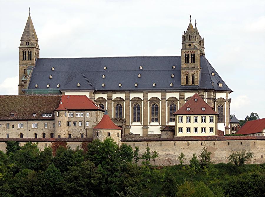 Kleincomburg - View of Großcomburg