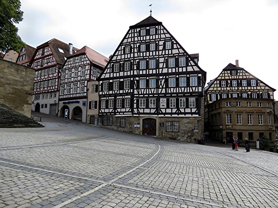 Schwäbisch Hall - Market Square with Half-timbered Houses, 16th Century