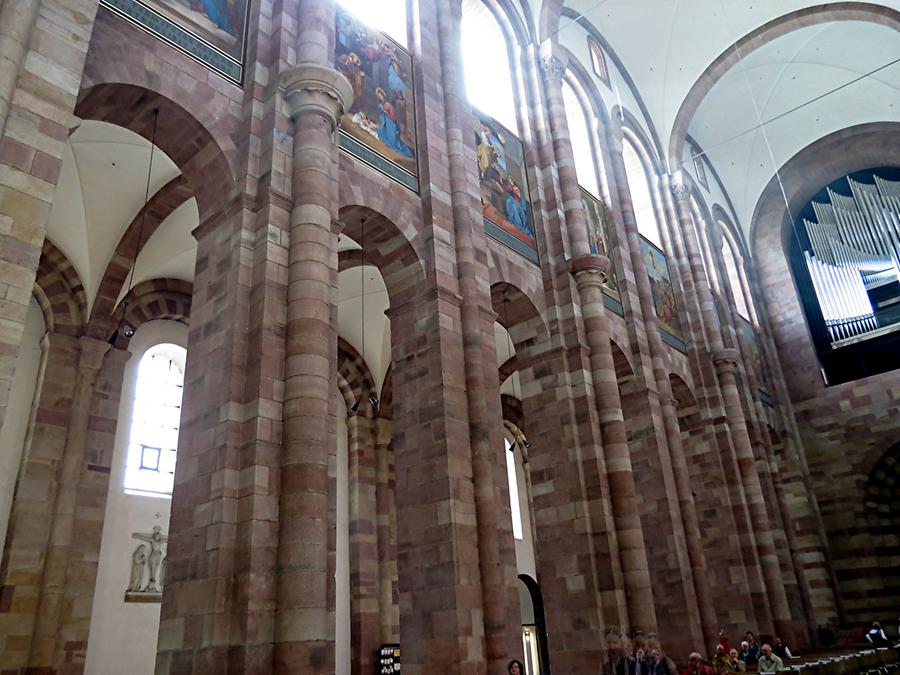 Speyer Cathedral; Romanesque Arches in the Nave