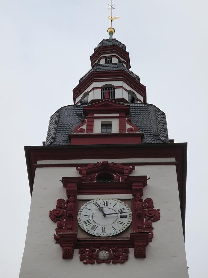 Chemnitz - Marktet Square, New Town Hall; Clock