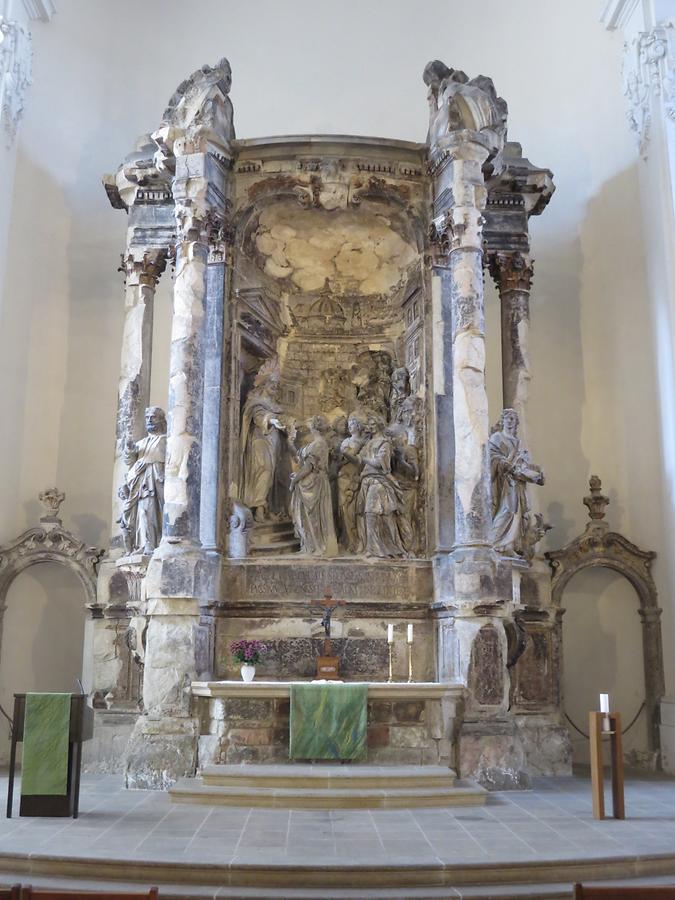 Dresden - Church of the Three Kings, Altar