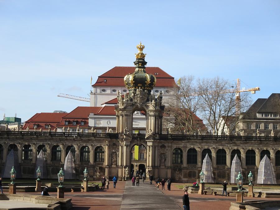 Dresden - Zwinger, Kronentor Gate