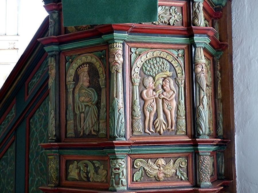 Arnis - Sailor's Church; Wooden Pulpit