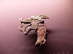 Haithabu - Gripping Beast-shaped Metal Jewelry (approx. 850 - 950 AD)