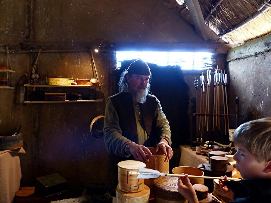 Haithabu - Viking Village; House of a Wood Craftsman