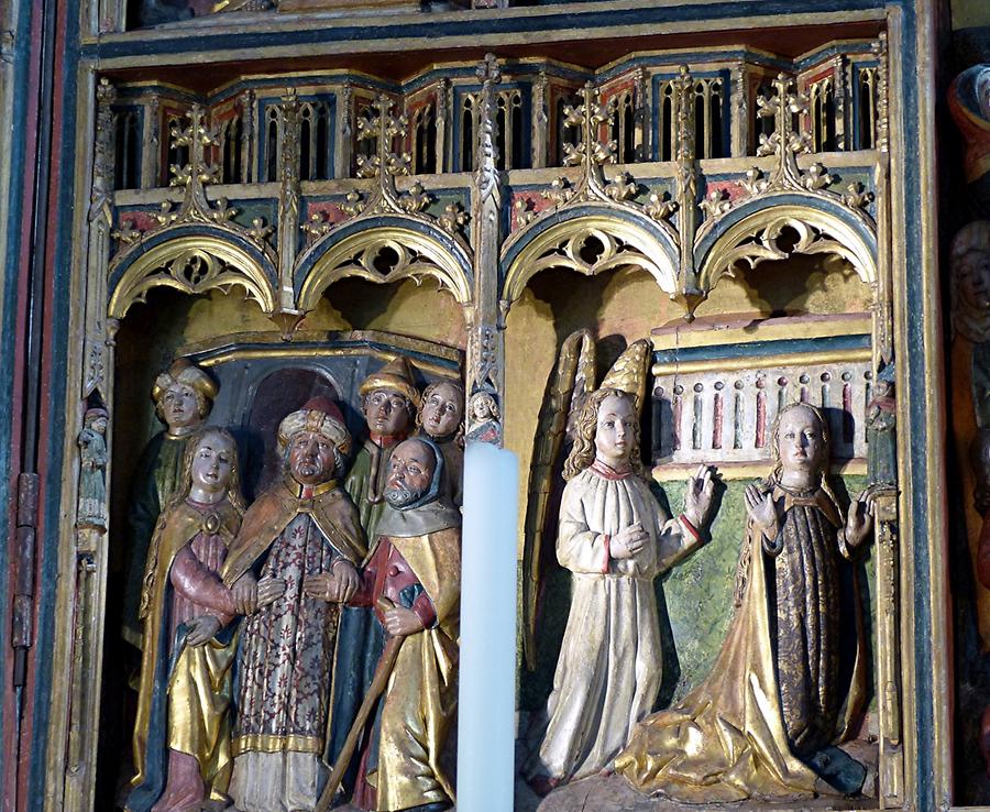 Kiel - Protestant St. Nicholas' Church; Winged Altar, Detail