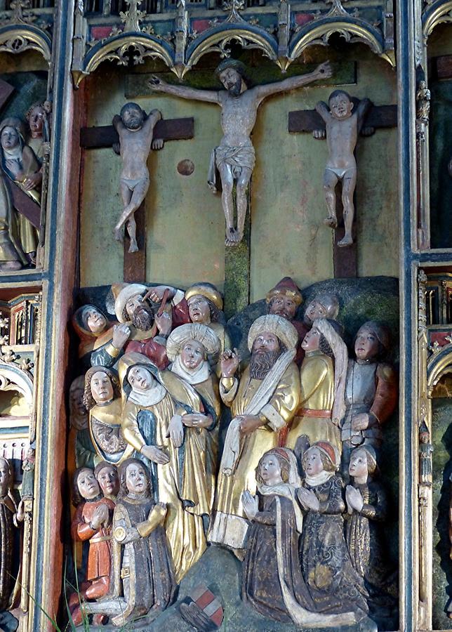 Kiel - Protestant St. Nicholas' Church; Winged Altar, Detail