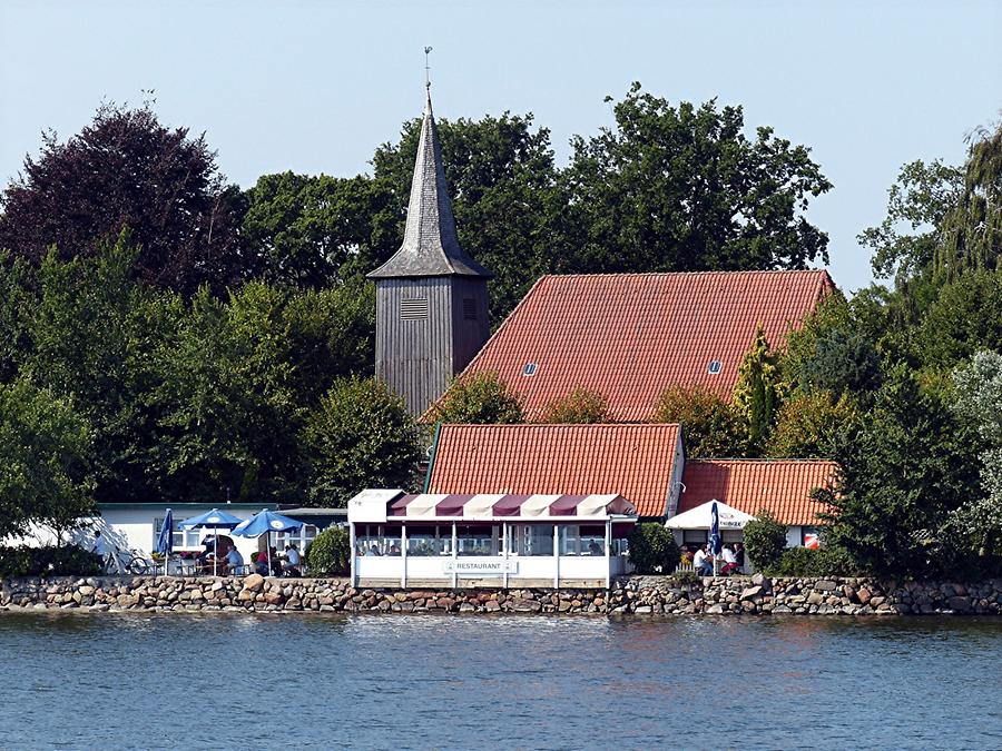 Schlei - View of Arnis with Sailor's Church