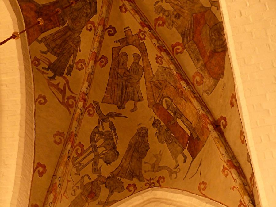 Flensburg - Church of St. Mary; Late Medieval Frescoes